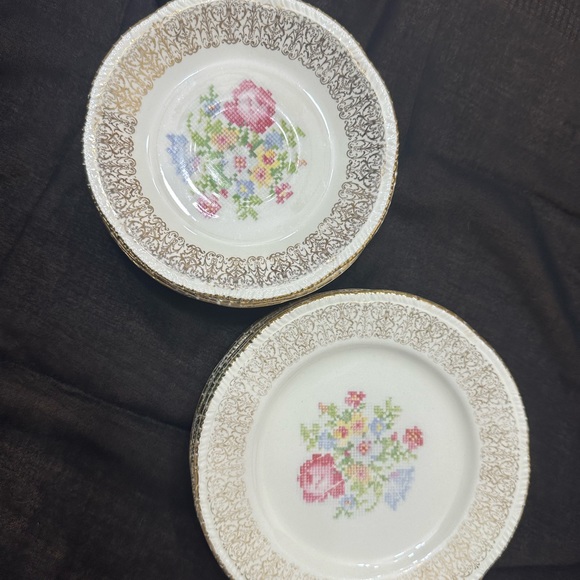 Vintage 11 plates 22K Gold - Picture 15 of 16